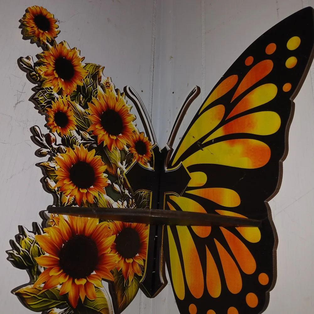 Sunflower Butterfly Wall Decor
